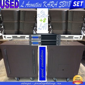 USED L Acoustics KARA SB118-LA8 SET